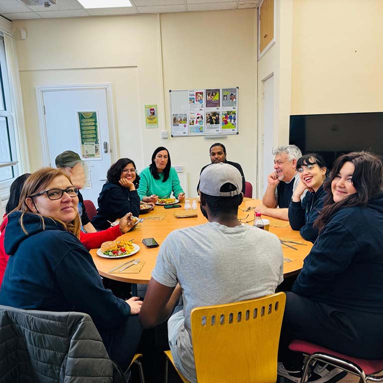 The team at Regent’s House volunteered at The Hope Foundation