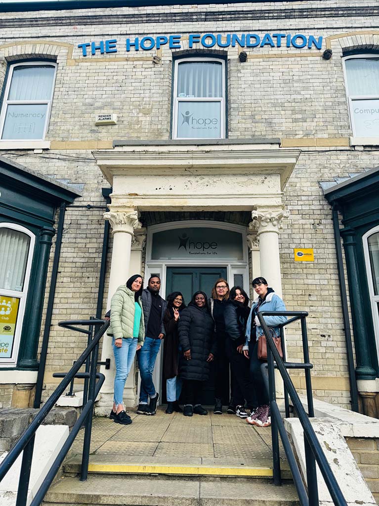 The team at Regent’s House volunteered at The Hope Foundation