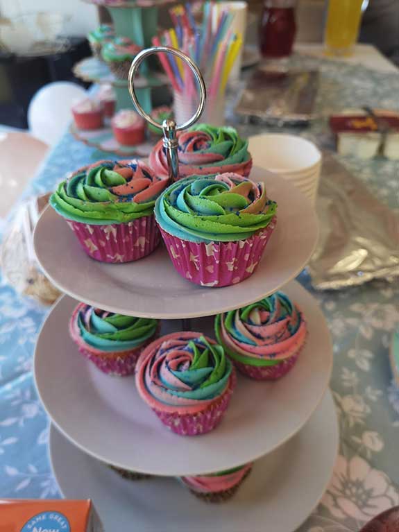Dalby View had a party and invited family and friends of residents, the residents from the care home next door along with their families. They also donated to local food and clothing banks.