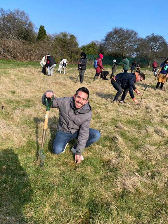 The team at Carmona House wanted to mark the day by planting trees with the assistance of Birmingham Trees For Life. Making Birmingham greener!