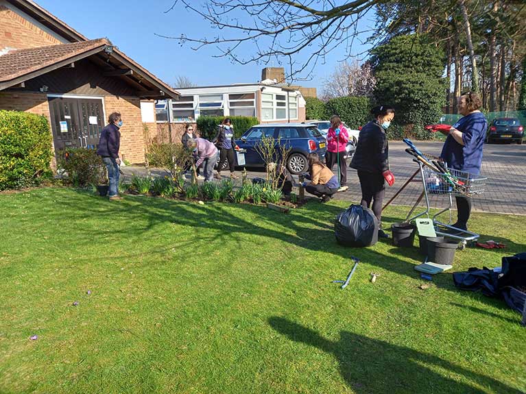 Woodhall & The Minims worked together to do good in their local community.