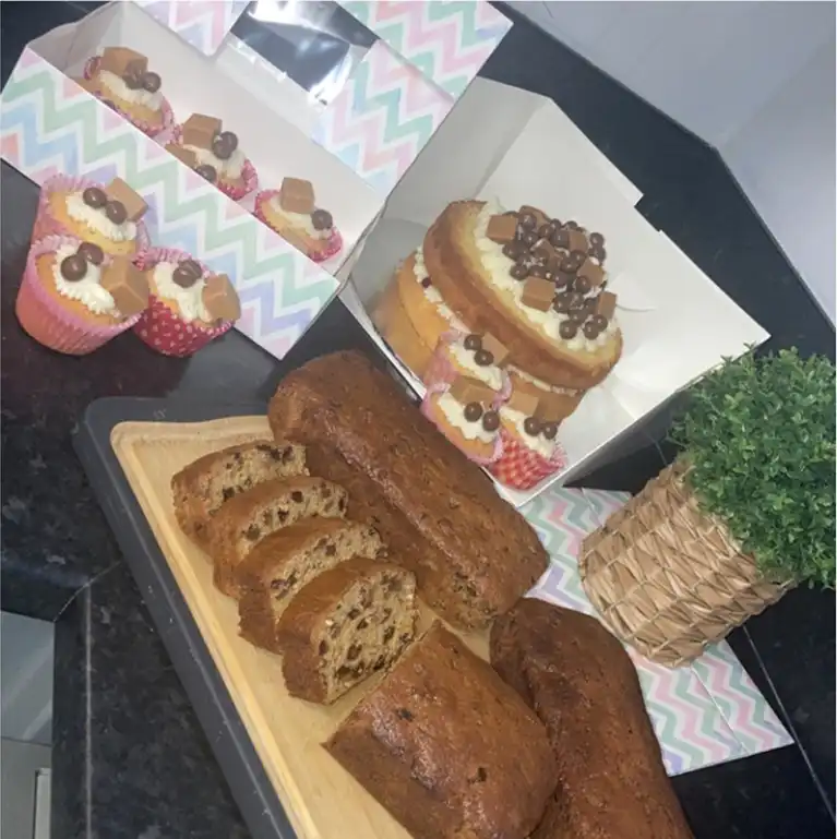 The team from St Raphael’s care home spent their day baking cakes and treats
                            for their local church.
