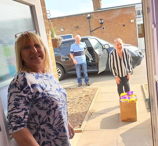a lovely delivery of Easter eggs from our local pub Owington Farm Pub