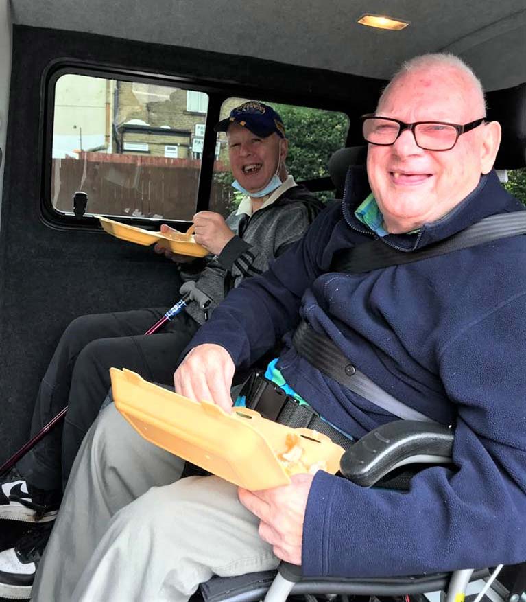 Yesterday, Alex and Brendon escaped lockdown to enjoy some fish and chips and an ice cream