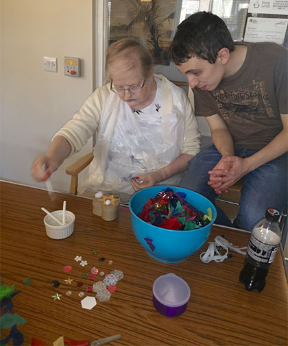 Everyone is very busy and creative here at the Minims!