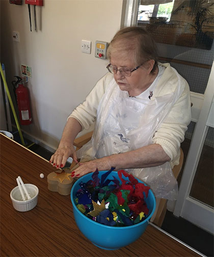 Everyone is very busy and creative here at the Minims!