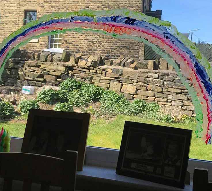 Oakleigh’s window rainbows.